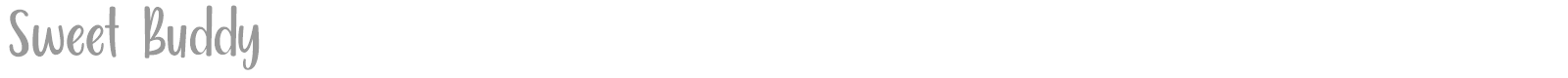 Sweet Buddy font preview